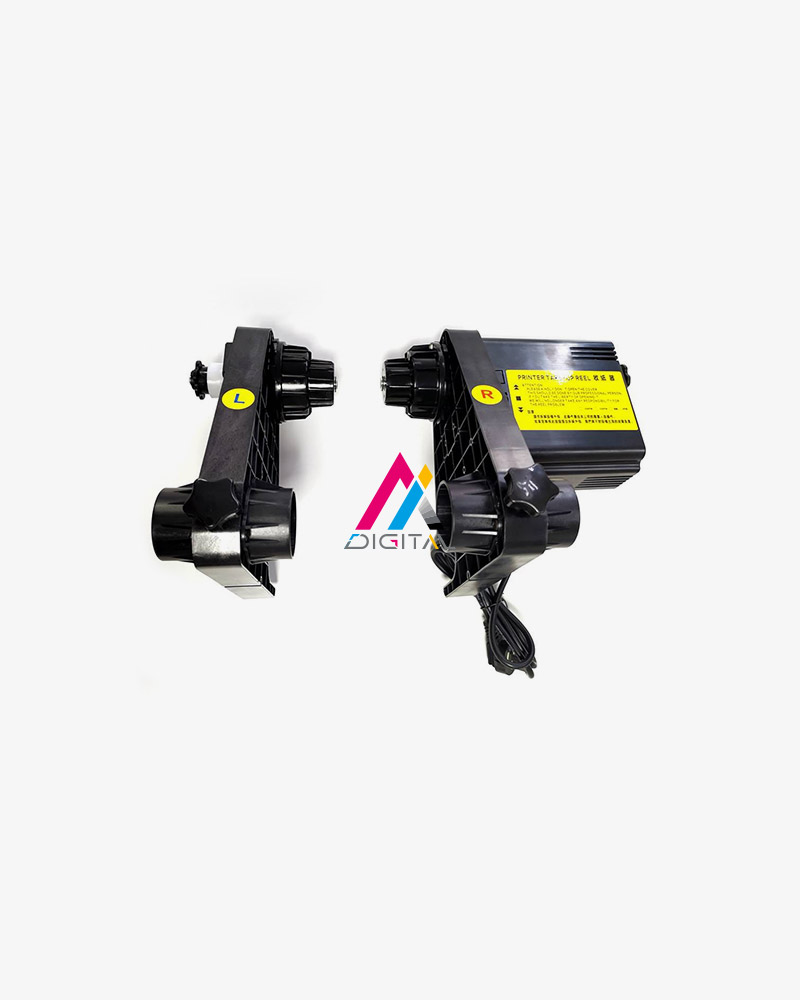 Automatic Media Single Power Printer Take Up Reel System